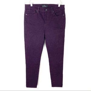 Lucky Brand Brooke Legging Skinny Jean dark purple